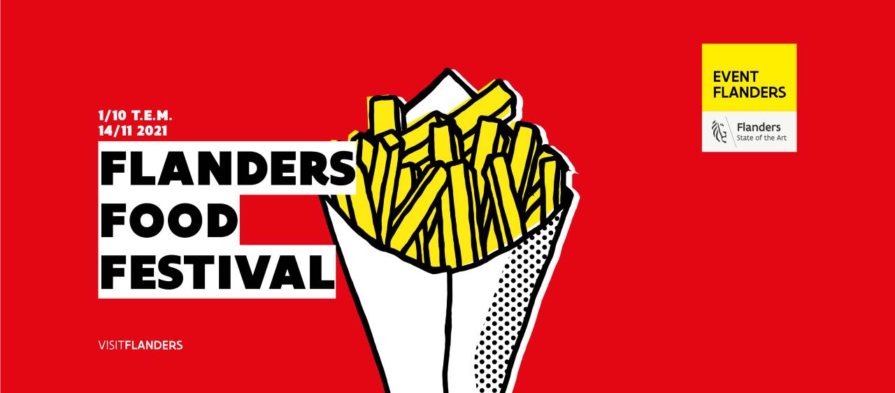 Flanders Food Festival met zak friet