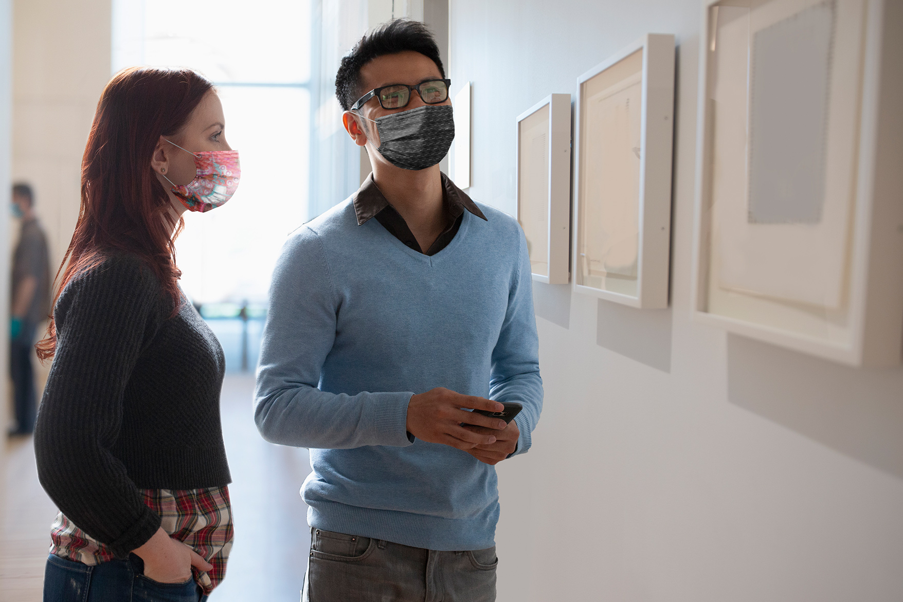  bezoekers musea mondmasker