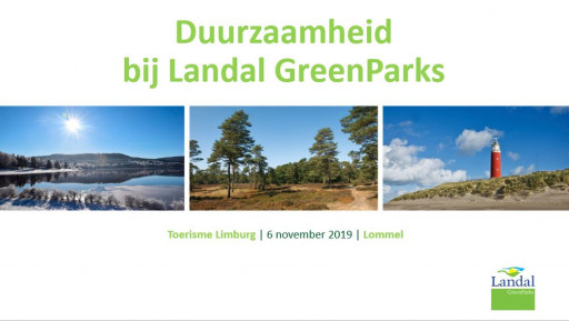 Duurzaamheid bij Landal GreenParks