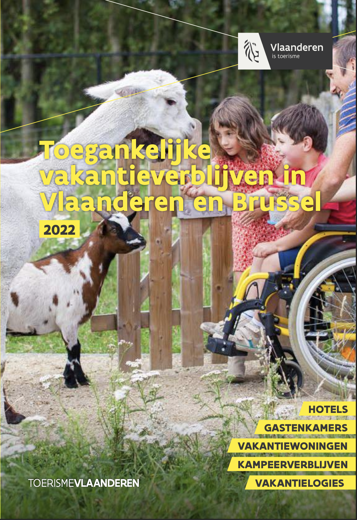Toegankelijke vakantieverblijven In Vlaanderen en Brussel 2022 (hotels ea)