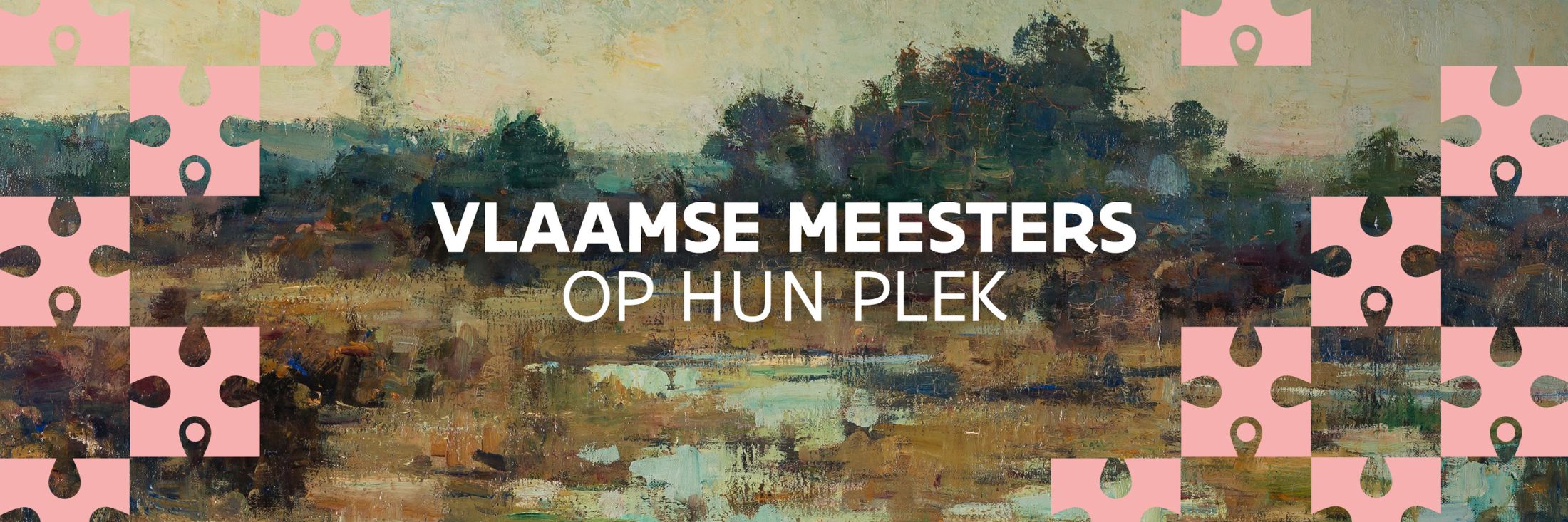 Header voor de campagne Vlaamse meesters