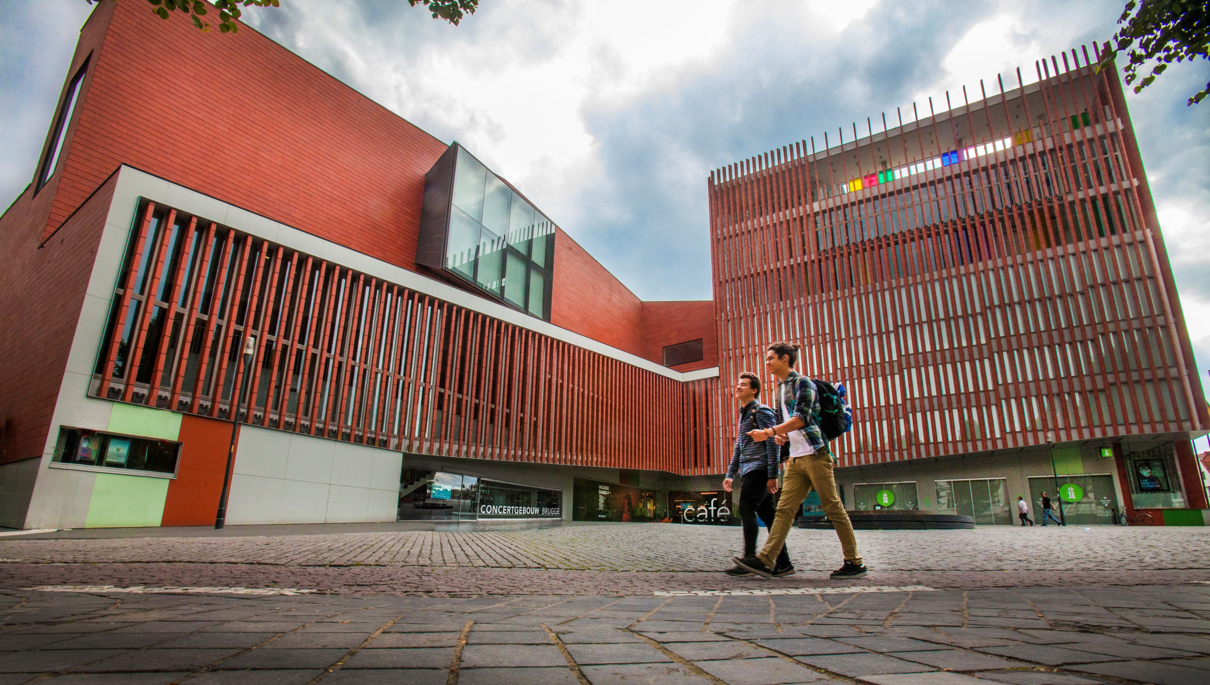 Beeld van Concertgebouw in Brugge