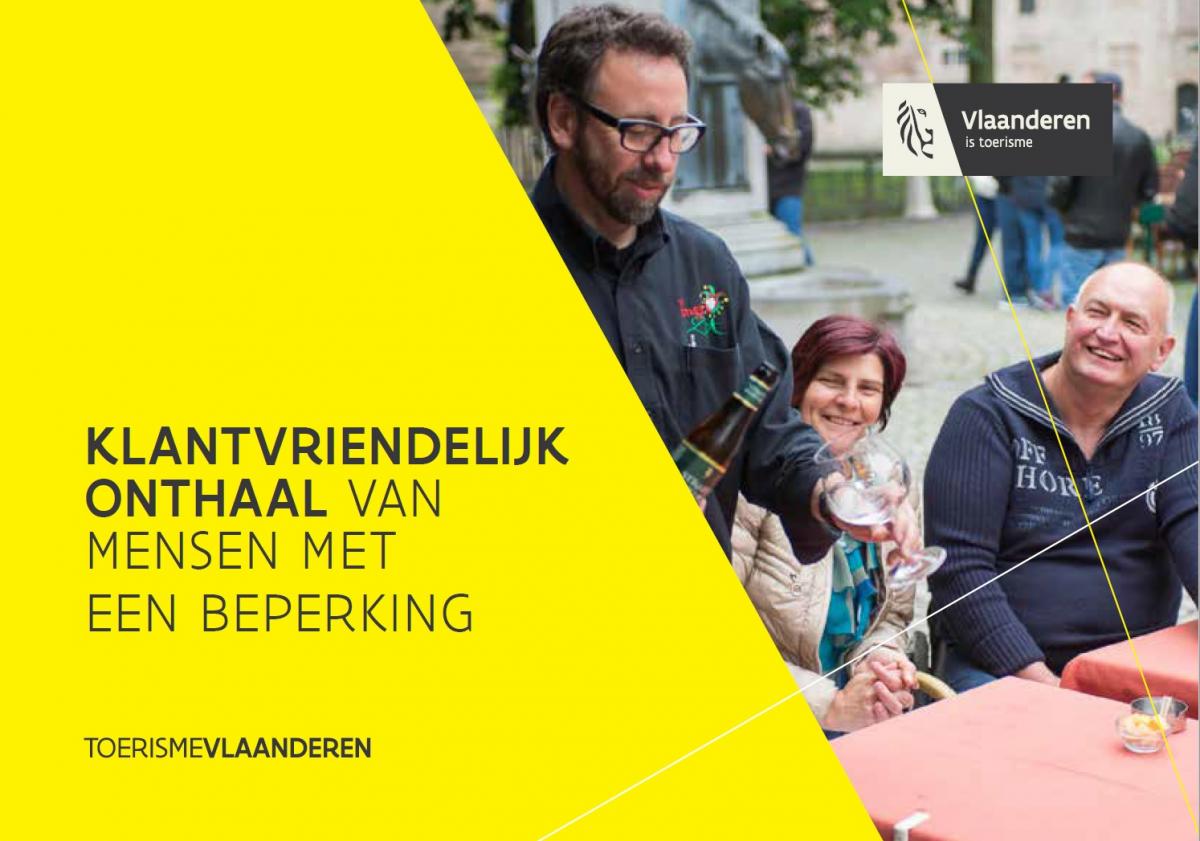 Cover brochure klantvriendelijk onthaal personen met beperking